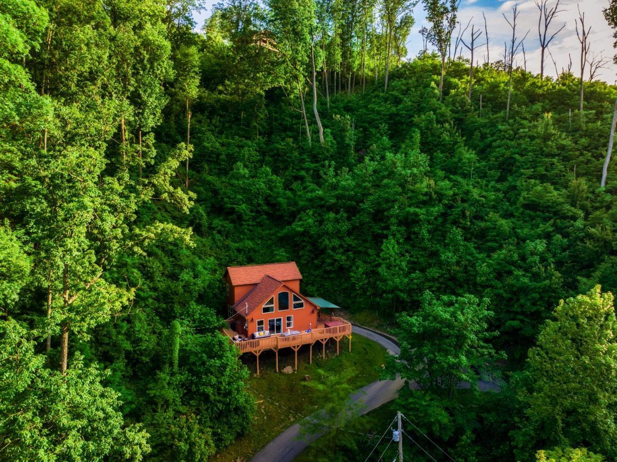 Mountainside - New Luxury Cabin-Fire Table-Hot Tub-3 Pools-Ps5-Bears جاتلينبرج المظهر الخارجي الصورة